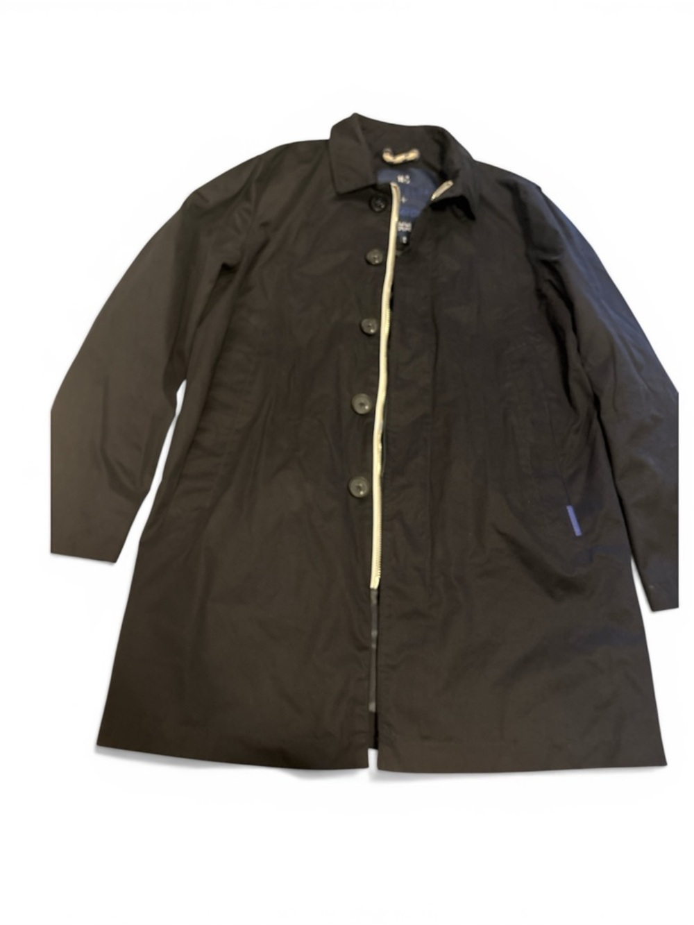 Superdry Black Zip-Front Jacket with Contrast Zipper